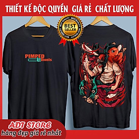 HOT Áo thun in hình Chainsaw Man Denji Anime độc đẹp 2 màu đen trắng
