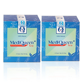 Combo 2 hộp Trà thảo mộc MediQueen - Giúp ăn ngon, ngủ ngon - cải thiện cân nặng vóc dáng