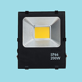 Đèn pha LED 200W sáng vàng FACOB-BL-200