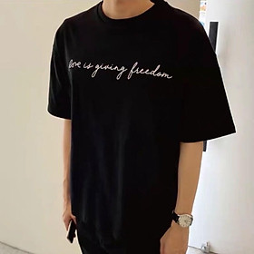 Áo thun nam nữ unisex Stee LOve is freedom Trùm Unisex - Giá sỉ Unisex aothununisex aophongnam