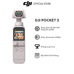 Mua DJI Osmo Pocket 2 Sunset White Máy quay phim  Chống Rung 4K 60fps  Hàng chính hãng