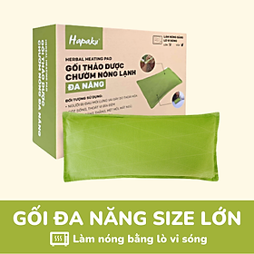 Túi chườm Lưng Hông - Gối chườm nóng thảo mộc dùng lò vi sóng làm nóng, giúp giảm đau lưng hông do thoái hóa, thoát vị đĩa đệm, căng cứng cơ, ngồi lâu ở một tư thế  - Hapaku