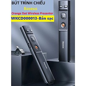 Bút trình chiếu sạc / chạy pin đầu kết nối 2 cổng C+U Baseus Orange Dot ACFYB-0G / WKCD000013 - Hàng chính hãng
