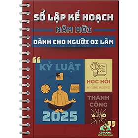 Sổ lập kế hoạch cho người đi làm năm 2025 #huongbook