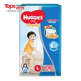 Tã Quần Huggies Dry Size L 38 Miếng