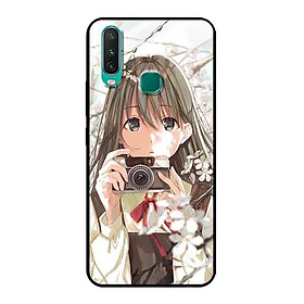 Ốp Lưng in cho Vivo Y15 Mẫu Nàng Chụp Hình - Hàng Chính Hãng