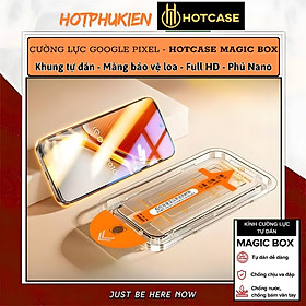 Mua Kính cường lực full viền màn hình 9H ClearFit AutoGlass khung tự dán cho Google Pixel 10 9 9A 8 6 7 9 Pro XL 8A 7A 6A hiệu HOTCASE Dusty - Lớp phủ Olephobic chống vân tay  độ cứng 9H vát cạnh 2 5D  mỏng 0.3mm - Hàng nhập khẩu