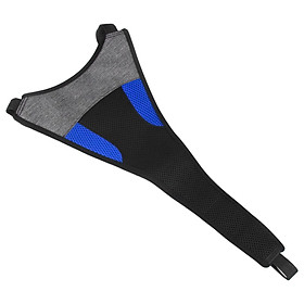 Băng đeo thấm mồ hôi cho xe đạp tập thể dục tại nhà bảo vệ khung xe chống bị ăn mòn, Được làm bằng lưới và vải lặn-Màu xanh dương