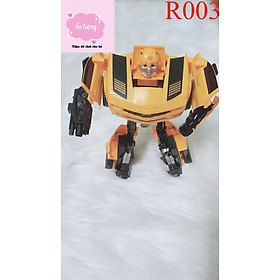 Đồ Chơi Rô Bốt Biến Hình Optimus Prime Bumblebee Biến Hình,￼Rô bốt Biến Hình Ô tô Transformer 2in1 cỡ vừa màu vàng