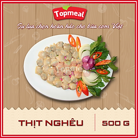 HCM - Thịt nghêu 500g  - Thích hợp với các món cháo, cari, chiên giòn, xào,... - Giao nhanh TPHCM