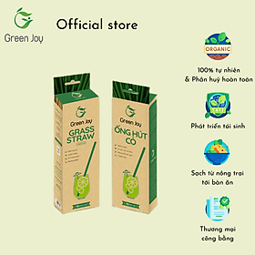 Mua Ống hút cỏ bàng khô Green Joy - Hộp 50 ống