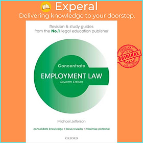 Sách - Employment Law Concentrate - Law Revision and Study Guide by Michael Jefferson (UK edition, paperback)