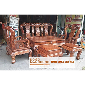 Bộ bàn ghế gỗ cẩm lai Việt Nam cột 12