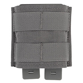 Chiến thuật đơn nhanh 5.56 Mag Pouch Molle 7 62 Tạp chí Tạp chí Tạp chí Hunting Hunting Người giữ Mag với Kydex Wedge Chèn Màu sắc: Wolf Grey