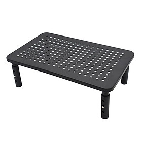 Monitor Stand Riser with Mesh Platform Height Adjustable for Computer PC