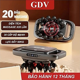 [Tặng củ sạc + cáp sạc] Máy Massage Toàn Thân Cầm Tay , Máy Mát Xa Đấm Lưng, Chân, Tay, Vai, Cổ 12 Đầu, 16 Đầu, 20 Đầu, 22 Đầu GDV - Hàng Chính Hãng