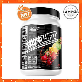 Sữa Tăng Sức Mạnh Nutrex Outlift Pre Workout - Thực phẩm bổ sung năng lượng trước tập, tăng năng lượng tỉnh táo - 20 liều dùng - chính hãng BBT