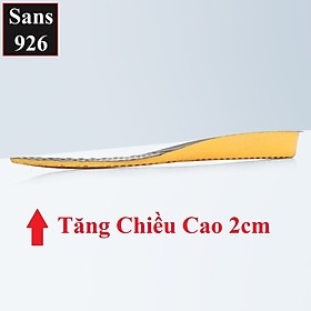 Lót giày tăng chiều cao Sans926 miếng nâng độn đế giầy hack 5cm 4cm 3cm 2cm cao su nam nữ Sans Shop