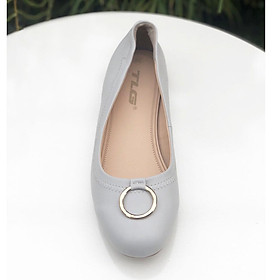 giày búp bê da khóa tròn thời trang phong cách 20760