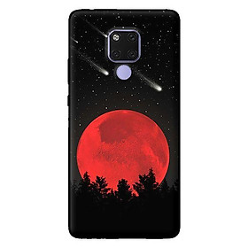 Hình ảnh Ốp lưng in cho Huawei Mate 20 mẫu Mặt Trăng Đỏ - Hàng chính hãng