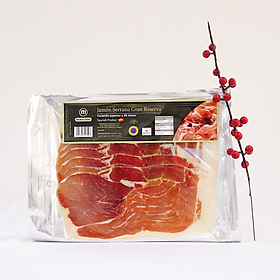 Thịt đùi sau Serrano muối cắt lát - Gran Reserva (120g)