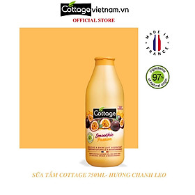 Sữa tắm Cottage của Pháp 750ml, hương Chanh dây