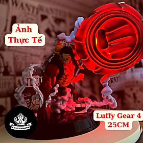 Mô Hình LED Luffy Gear 4 25cm BOUNCE MAN KingFigure Mô hình One Piece Cao Cấp, Figure Mô Hình Anmie One Piece Luffy Vua Hải Tặc