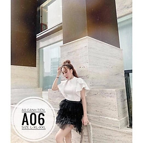 Bigsize 60-90KG vmart Áo cánh tiên A06 hàng Quảng Châu cao cấp chiết eo giấu bụng