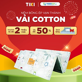 Nệm Bông Ép Vạn Thành Vải Cotton