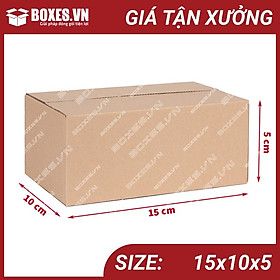 Mua 15x10x5 Combo 100 hộp Carton đóng gói hàng giá tại xưởng