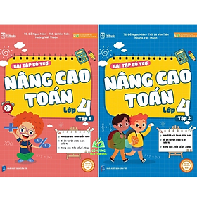 Sách - Combo Bài Tập Bộ Trợ Nâng Cao Toán Lớp 4 - tập 1 + 2 (MC)