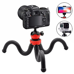 Giá đỡ điện thoại/máy ảnh Selfiecom MT04 dạng tripod 3 chân bạch tuộc uốn dẻo - Hàng chính hãng