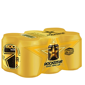 Lốc 6 Lon Nước Tăng Lực Rockstar (250ml/ lon)