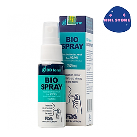 Mua Xịt họng Bdferm Bio Spray hỗ trợ diệt khuẩn  trị hôi miệng (30ml
