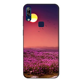 Ốp lưng điện thoại VSmart Active 1 Plus hình Hoa Tím Hoàng Hôn - Hàng chính hãng