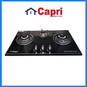 Bếp gas âm kính 3 vùng nấu Capri CR-308KT | Hàng chính hãng