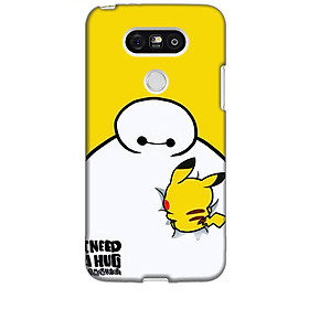 Ốp lưng dành cho điện thoại LG G5 hinh Big Hero Pikachu