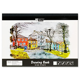 Vở Vẽ A4 100gsm - Zen Art 8748 (20 Tờ)