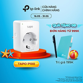  Ổ Cắm Wifi Thông Minh TP-Link Tapo P100 - Hàng Chính Hãng 