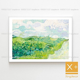 Mua Tranh tone xanh lá  tranh canvas của danh họa Van Gogh