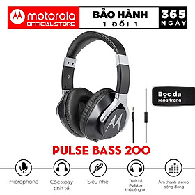 Mua Tai Nghe Chụp Tai Motorola Pulse Bass 200 Wired - Hàng Chính Hãng