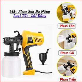 Mua Máy Phun Sơn Cầm Tay Công Suất Lớn 3 Chế độ Phun Đa Năng Cao Cấp Chẩn Lõi Đ.ồng
