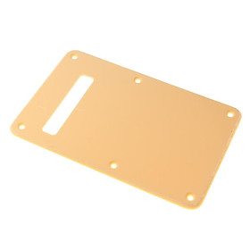 Plastic Guitar Backplate Back Cover for  ST SQ Electric Guitar DIY Parts Beige
