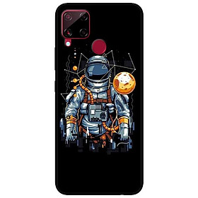 Ốp lưng dành cho Realme C15 mẫu Phi Hành Gia Mặt Trăng