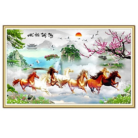 Tranh mã đáo dán tường NewTM-0125K