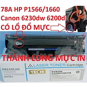 Mua Hộp mực 78A dành cho Canon 6230dn 6230dw 6200d -Có Lỗ Đổ Mực- HP P1560/1536/P1566/1600/P1606DN Mực in Canon MF4410/4430/4580DN/MF4570dn/4550d/4452/4450/4450d/MF4420n /4412/ D520 hàng chính hãng Alpha Cartridge