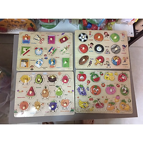 Bảng Gỗ Ghép Hình Có Núm - Thể thao