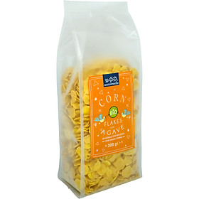 Ngũ cốc hữu cơ bắp ngô siro cán dẹp Sottolestelle 300g Organic Corn Flakes Agave