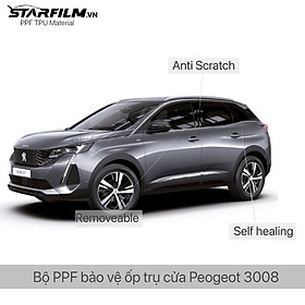 Peugeot 3008 (2019~ 2022) PPF TPU Trụ cửa chống xước tự phục hồi STARFILM