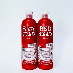 Mua Cặp dầu gội xả TIGO Đỏ   750ml làm sạch tóc và da đầu  cung cấp vitamin  dưỡng ẩm hết xơ rối  mùi thơm dễ chịu